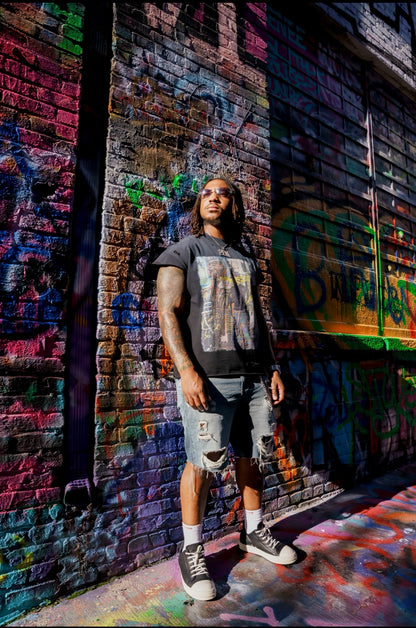 MUSE RYAN D’ANGELO x BASQUIAT Cut Off Tee