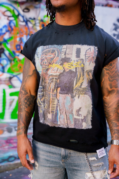 MUSE RYAN D’ANGELO x BASQUIAT Cut Off Tee